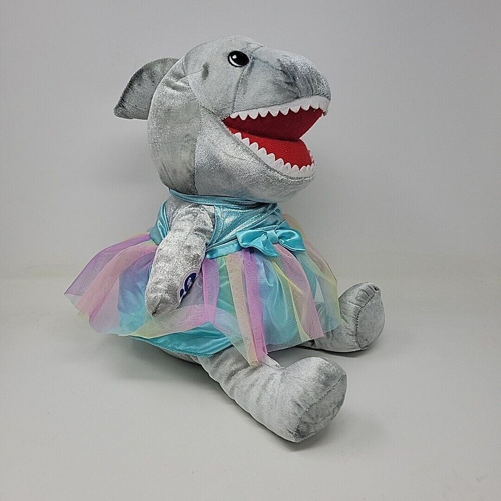 Build A Bear Shark Plush 15" Toothy Shark Ballerina Skirt